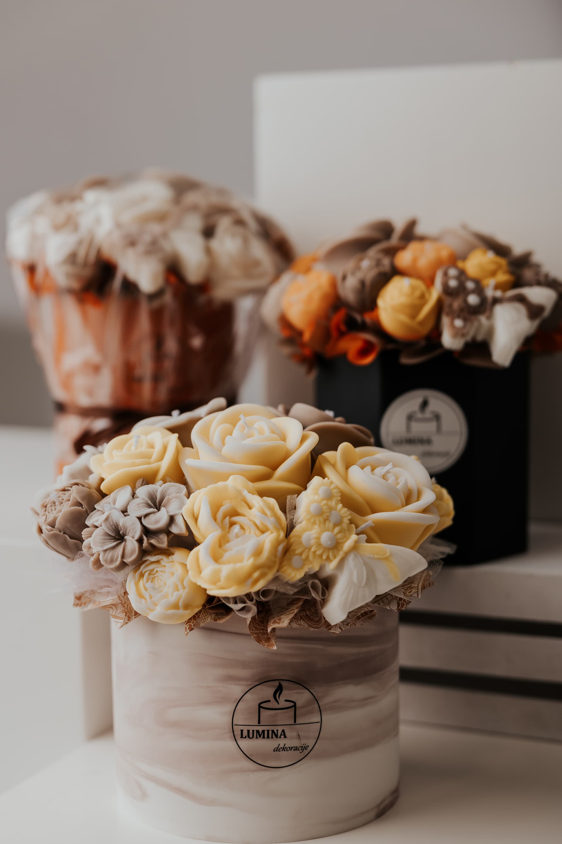 Mali buket od svijeća