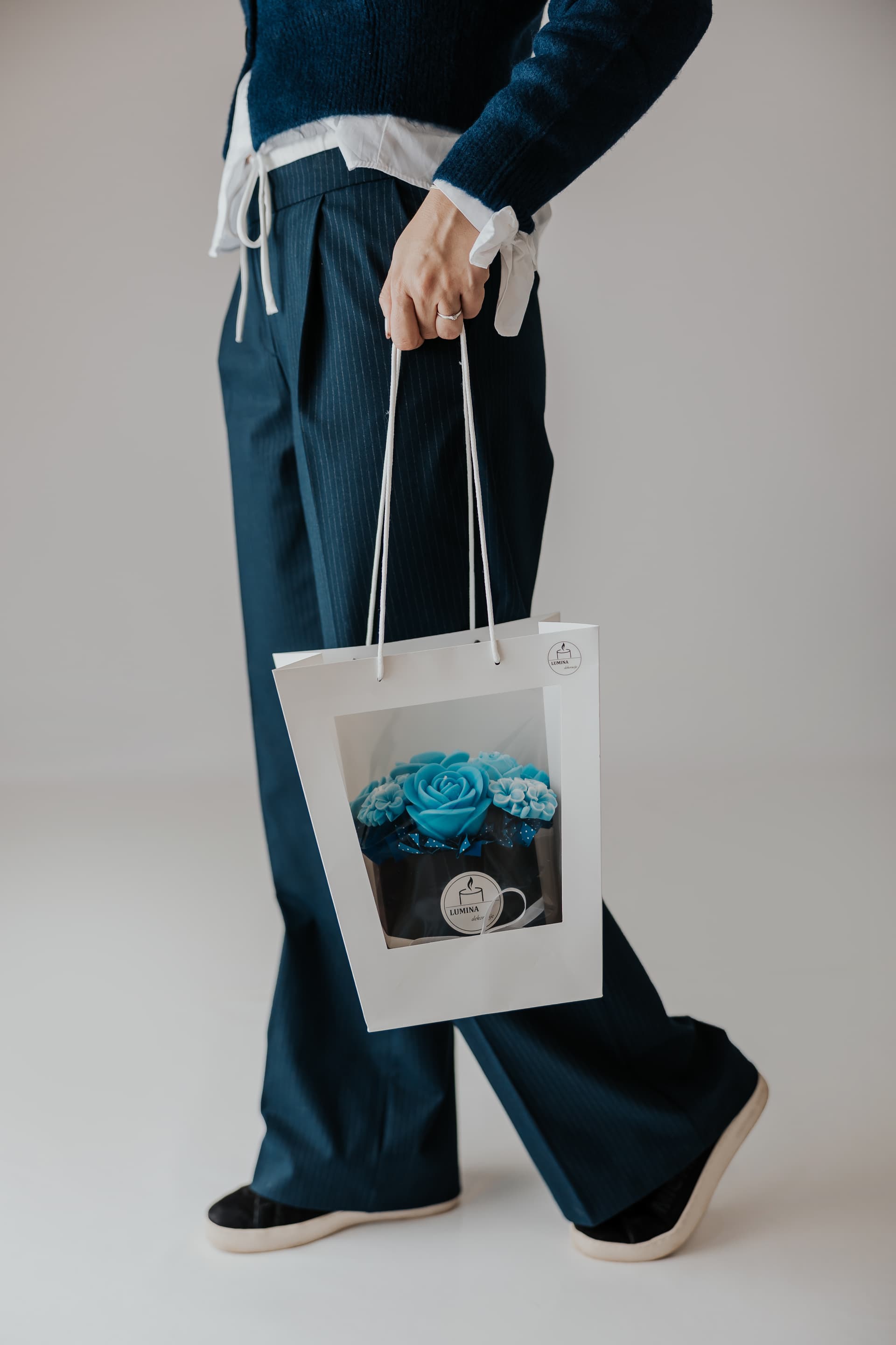 Buket od svijeća detalj